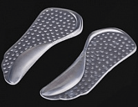 Гелевые полустельки для модельной обуви с профилактикой продольного плоскостопия и массажным эффектом (арт. 005/5699)